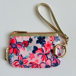 Lilly Pulitzer Party Like A Lobstar Zip Top Wallet Wristlet Pouch